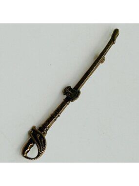 Psi Omega Dental Fraternity Sword Pin Lapel Badge Medical Caduceus Vintage